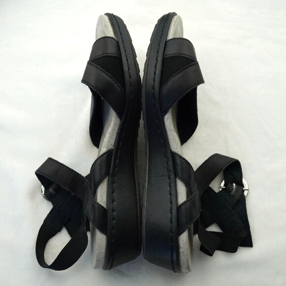 Ariat Black Leather Comfort Sandals Size 8B - Picture 5 of 11
